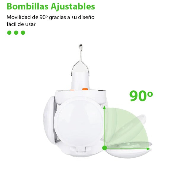 Lámpara Solar Plegable